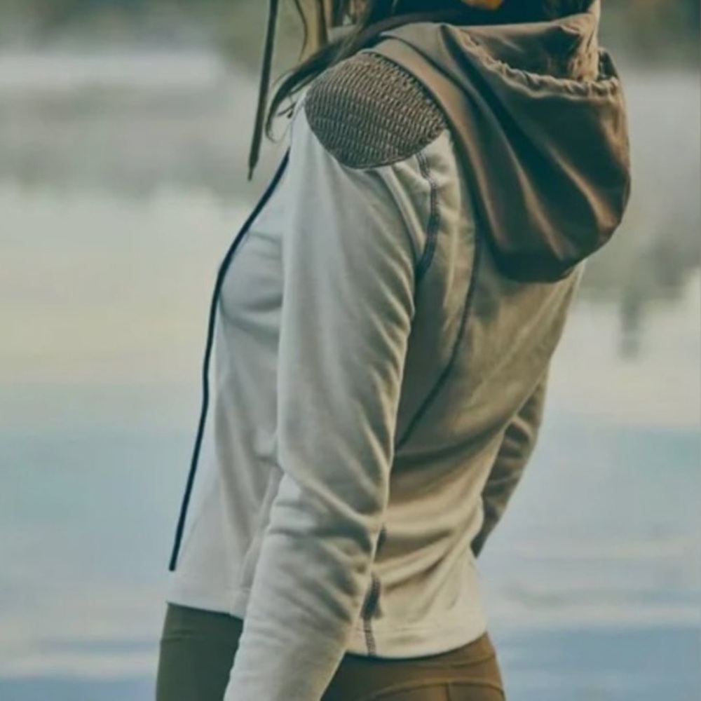 Free People Take A Leap Layer Jacket Ivory - Picture 14 of 14